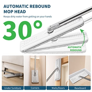 oshang Mop and Bucket Set for Effortless Floor Cleaning