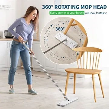 oshang Mop and Bucket Set for Effortless Floor Cleaning