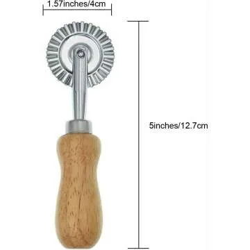 Pastry Wheel Cutter & Ravioli Crimper for Home