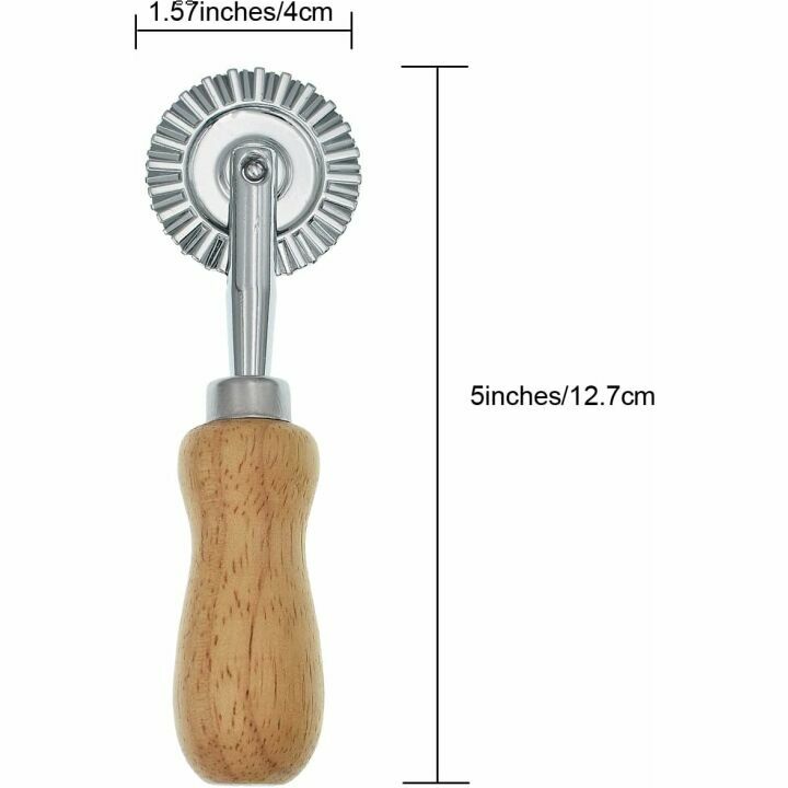 Pastry Wheel Cutter & Ravioli Crimper for Home