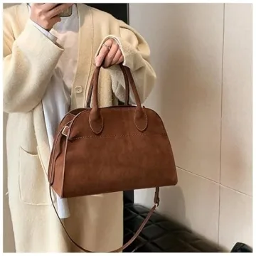 Chic Vegan Suede Tote Bag for Fashionable Women
