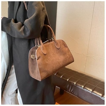 Chic Vegan Suede Tote Bag for Fashionable Women