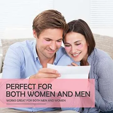 SUPUR NEWLING Eye Mask 60 pcs, Eye Mask for Puffy Eyes, Undereye Dark Circles Treatments, Anti-Wrinkle Gel Pads, Moisturize Soothe Tighten Eye Mask… (Deep Pink)