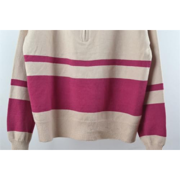 Melliflo Women Half Zip Long Sleeve V NecR Color Block Pullover Sweaters Fall Winter Casual Ladies Sweaters Pullovers Tops