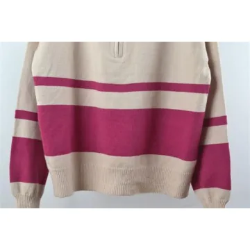 Melliflo Women Half Zip Long Sleeve V NecR Color Block Pullover Sweaters Fall Winter Casual Ladies Sweaters Pullovers Tops