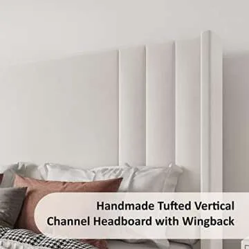 Albott Queen Size Velvet Platform Bed Frame - Stylish & Comfortable