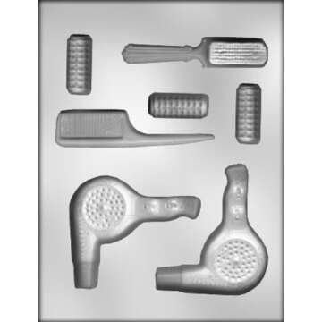 CK Products Hair Fixing Tools Chocolate Mold - Perfect for Celebrations!