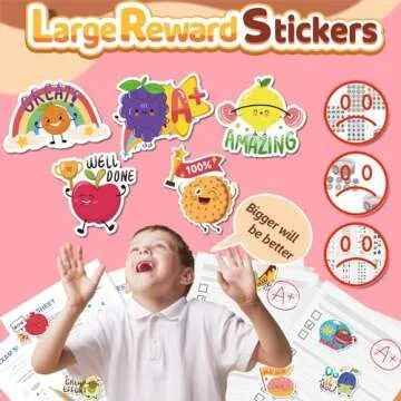 300PCS Scratch and Sniff Stickers for Kids' Rewards and Crafts