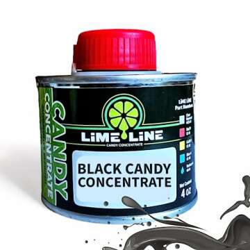 LiME LiNE 4 oz Transparent Candy Concentrate, Solvent base Automotive Paint (Black Candy 4oz)