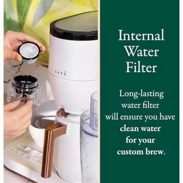 Café Specialty Grind and Brew Coffee Maker - WiFi & Smart Connected