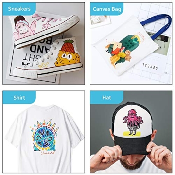 Lelix Fabric Markers – 36 Vibrant Colors for Creativity