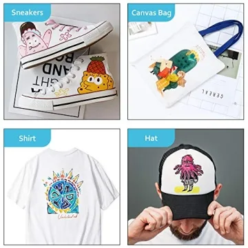 Lelix Fabric Markers – 36 Vibrant Colors for Creativity