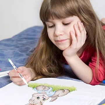 Lelix Fabric Markers – 36 Vibrant Colors for Creativity