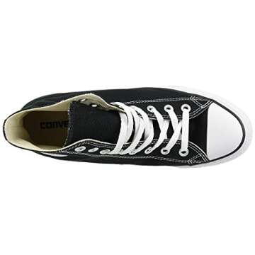 Converse Clothing & Apparel Chuck Taylor All Star Canvas High Top Sneaker, Black/White, 12 Women/10 Men