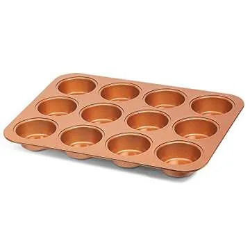 Copper Chef 12-Piece Set Nonstick Oven Bakeware, 12.8 x 5.12 x 18.11 inches