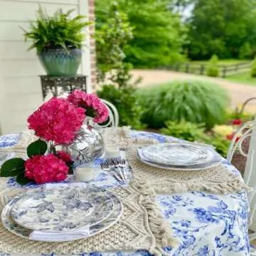 SnugLife Macrame Placemats - Handmade Boho Decor for Dining