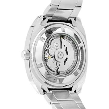 SEIKO Recraft Automatic Watch - Green Dial, Stainless Steel, Day/Date Calendar, 50m Water Resistant, 41hr Power Reserve