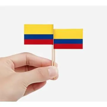 Colombian Toothpick Flags for Parties & Celebrations