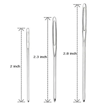 Hekisn Large-Eye Blunt Needles for Knitting and Crafting
