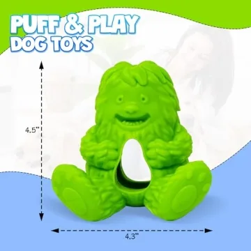 Yeti Puff and Play Dog Toy - Interactive Chew Dispenser