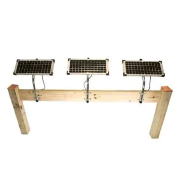 Ghost Controls Solar Panel Premium 10 Watt Monocrystalline Panel for Automatic Gate Opener Systems, Model AXDP