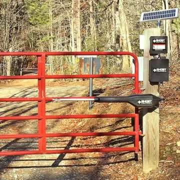 Ghost Controls Solar Panel Premium 10 Watt Monocrystalline Panel for Automatic Gate Opener Systems, Model AXDP