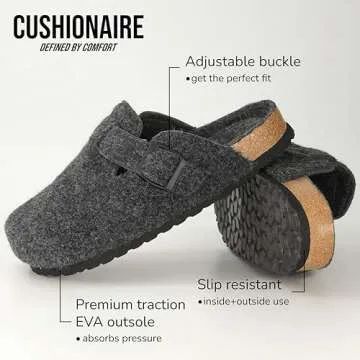 Discover CUSHIONAIRE Women's Clogs for Comfort and Style