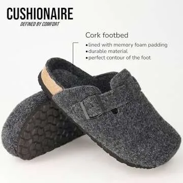 Discover CUSHIONAIRE Women's Clogs for Comfort and Style