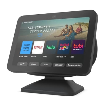 Amazon Echo Show 8 Adjustable Stand USB-C Charging Port