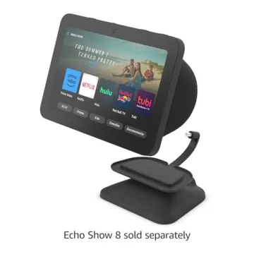 Amazon Echo Show 8 Adjustable Stand USB-C Charging Port