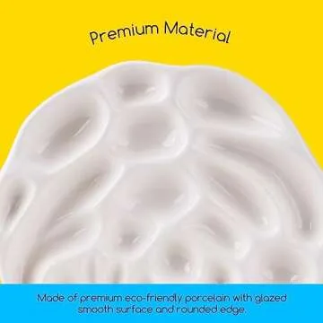 MEEDEN Elegant Porcelain Paint Palette for Artists