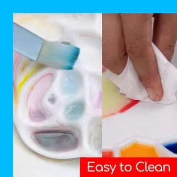 MEEDEN Elegant Porcelain Paint Palette for Artists