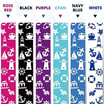 Tudomro 6 Pack Cruise Lanyard with Waterproof ID Holders