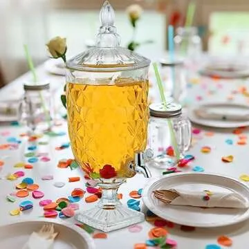 Bokon 1.3 Gallon Drink Dispensers - Elegant Beverage Server