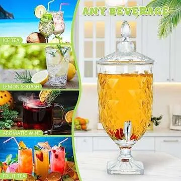 Bokon 1.3 Gallon Drink Dispensers - Elegant Beverage Server