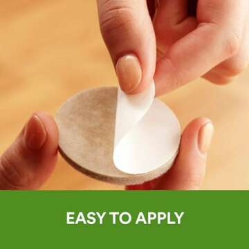 Scotch Felt Pads 162 PCS Assorted Sizes for Floor Protection