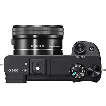 Sony a6400 4K Mirrorless Camera ILCE-6400L/B with 16-50mm F3.5-5.6 Lens Kit (Black) | Official Sony USA Partner Model | Bundle with 0.43x + 2.2X Lenses + Deco Gear Extra Battery, Bag Remote & Flash
