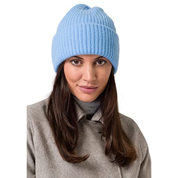 Style Republic Women’s Pure Cashmere Chunky Knit Beanie