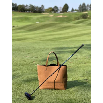 Stylish Oversized Suede Taylor Tote Bag in Camel