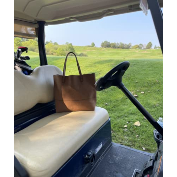 Stylish Oversized Suede Taylor Tote Bag in Camel