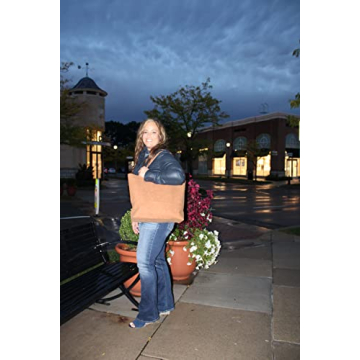 Stylish Oversized Suede Taylor Tote Bag in Camel