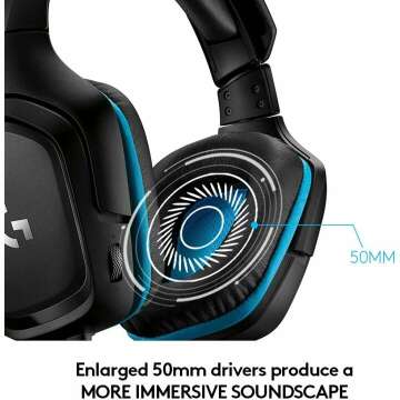 Logitech G432 Wired Gaming Headset with Surround Sound