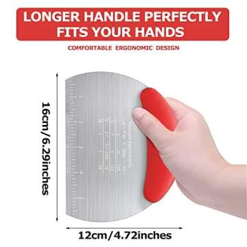 Pastry Cutter Dough Scraper - Durable & Versatile Kitchen Tool
