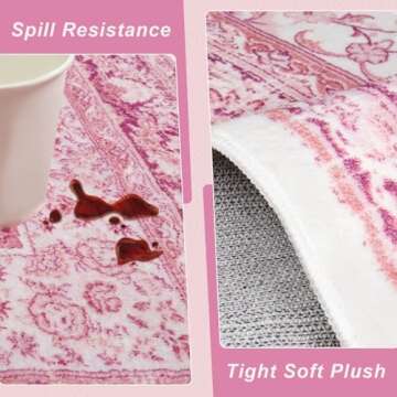 Macgace Vintage 4x6 Washable Rug - Soft, Stylish Comfort