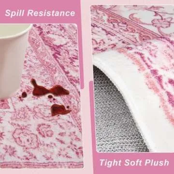 Macgace Vintage 4x6 Washable Rug - Soft, Stylish Comfort