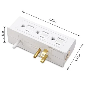 Cable Matters 6 Outlet Splitter for Efficient Power Management