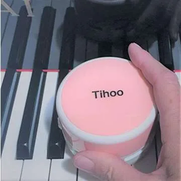 Premium Handheld Vacuum Cleaner | Cordless Mini Handheld Vacuum | Desk Vacuum | Crumb Vacuum | Glitter Vacuum | Hand Vacuum for Home, Office, Car | Battery Operated Keyboard Cleaner (Pink)