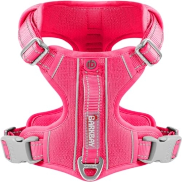 BARKBAY Dog Harness No Pull with ID Tag Pocket - Heavy Duty, Reflective, Easy Control for Large Dogs...
