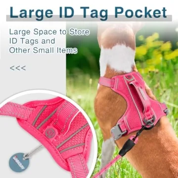 BARKBAY No Pull Dog Harness - Heavy Duty, Reflective, Adjustable