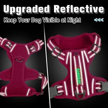 BARKBAY No Pull Dog Harness - Heavy Duty, Reflective, Adjustable